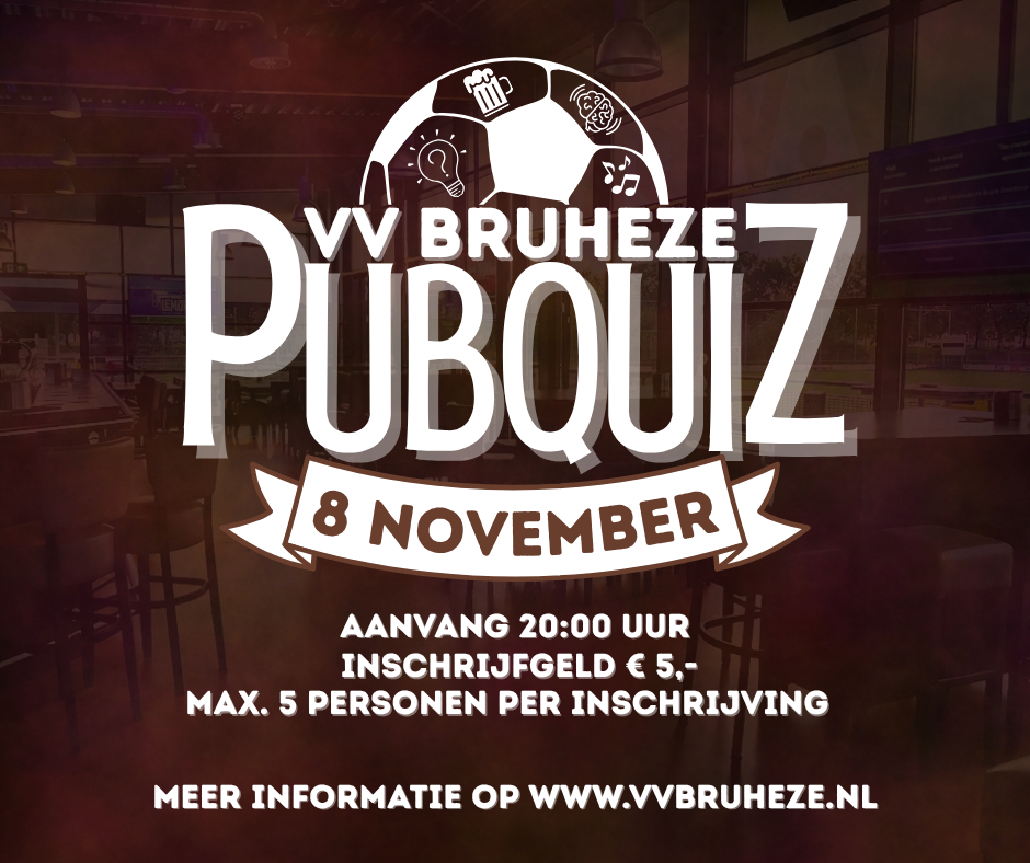 Inschrijving pubquiz geopend!